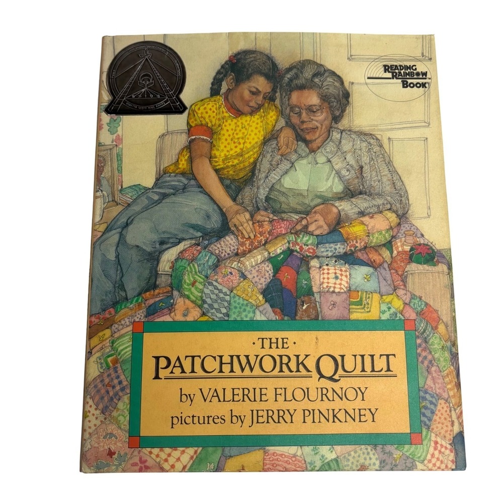 Vintage The Patchwork Quilt Valerie Flournoy Signed‎ Hardcover Book GOOD